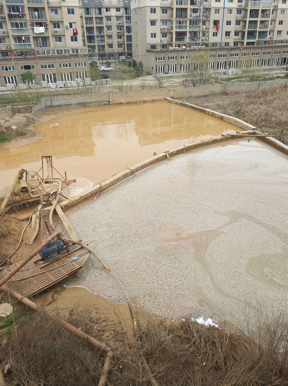 仪征沉淀池淤泥清理-厂区废水池淤泥清淤